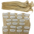 10 Piece Wavy Long Full Head Clip-on Hair Extensions XXL