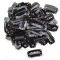 Wig/ Extension Clips Black - Pack of 48