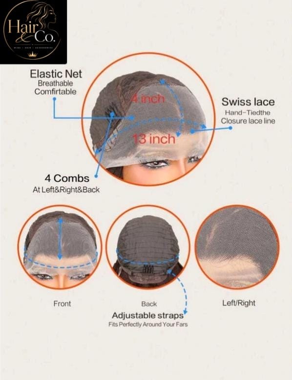 Heat Resistant Front Lace Wig (Human Blend)