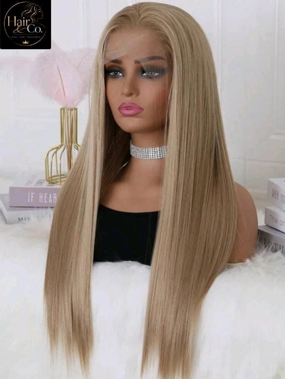 Blonde Lace Front Wigs (Human Blend)
