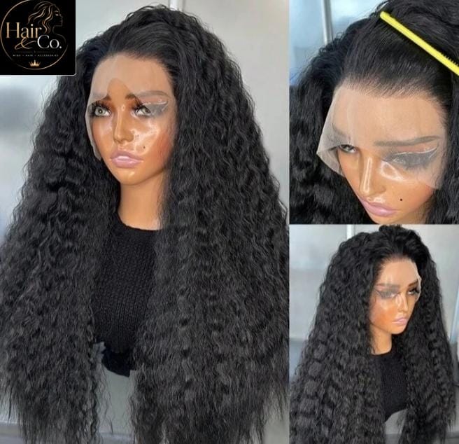 Long Wavy Water Kanekalon Heat Resistant Wig (Human Blend)