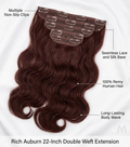 Wavy Human Mixed Hair Extensions