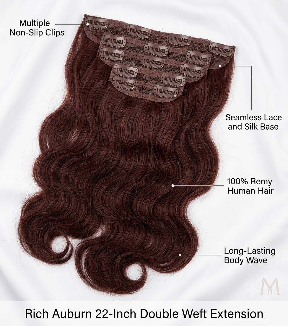 Wavy Human Mixed Hair Extensions