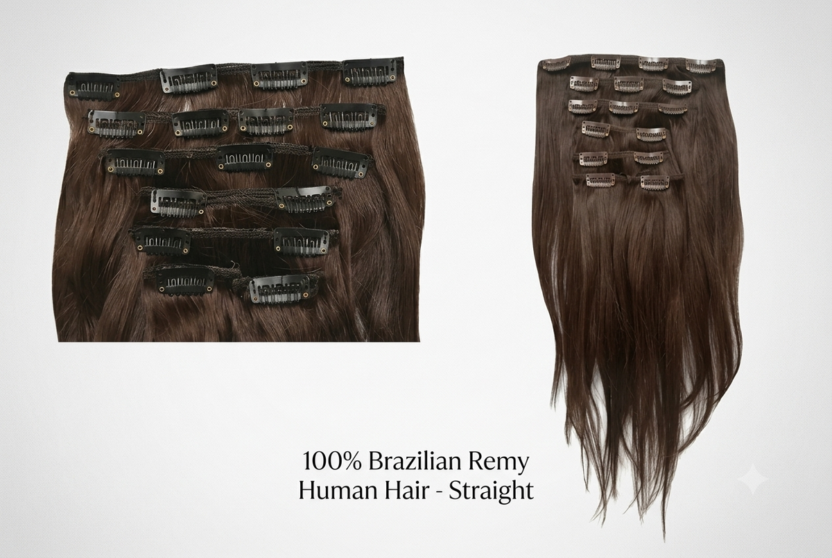 100% Brazilian Remy Human Hair Straight