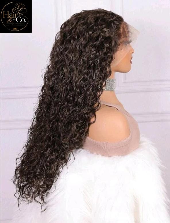 Chocolate Brown Soft Deep Lace Front Wig (Human Blend)
