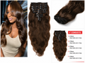 Brown Wave Clip-In
