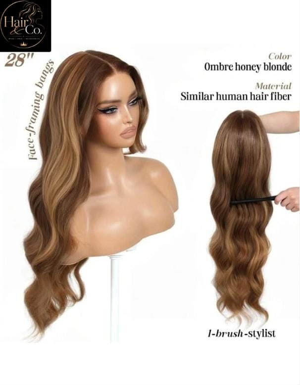 Body Wave Lace Front Wig (Human Blend)