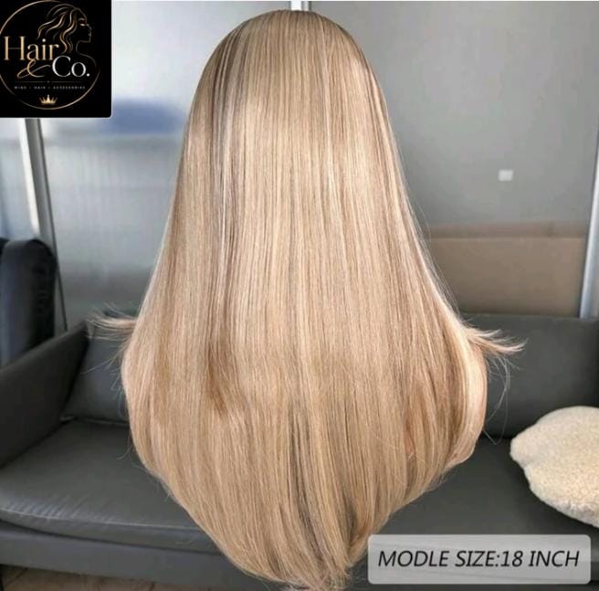 Blonde Ombre Lace Front Wig (Human Blend)