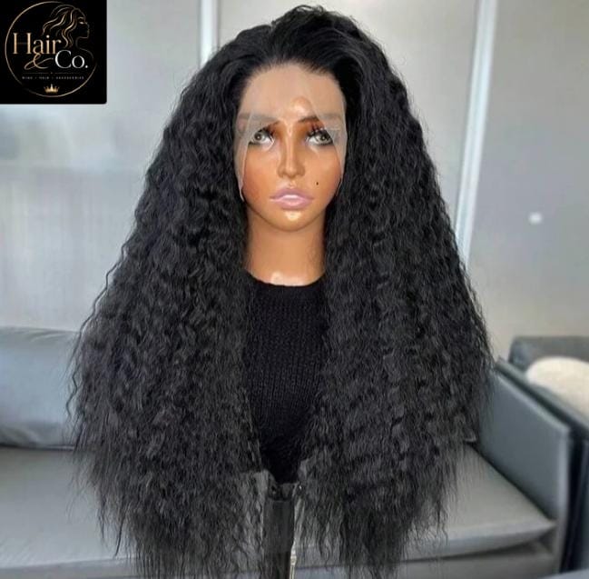 Long Wavy Water Kanekalon Heat Resistant Wig (Human Blend)