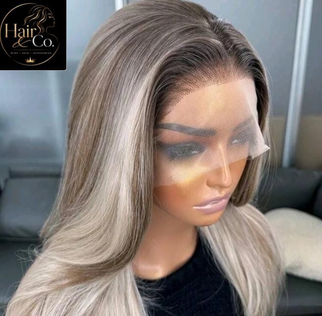 Blonde Ombre Lace Front Wig (Human Blend)